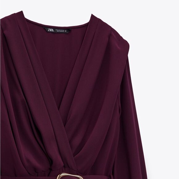 Zara Belted Dress New - Picture 10 of 11